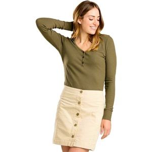 NWT Toad&Co Linfield Henley Olive Green Medium